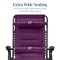 Best Choice Products Oversized Padded Zero Gravity Chair, Folding Outdoor Patio Recliner w/ Side Tray